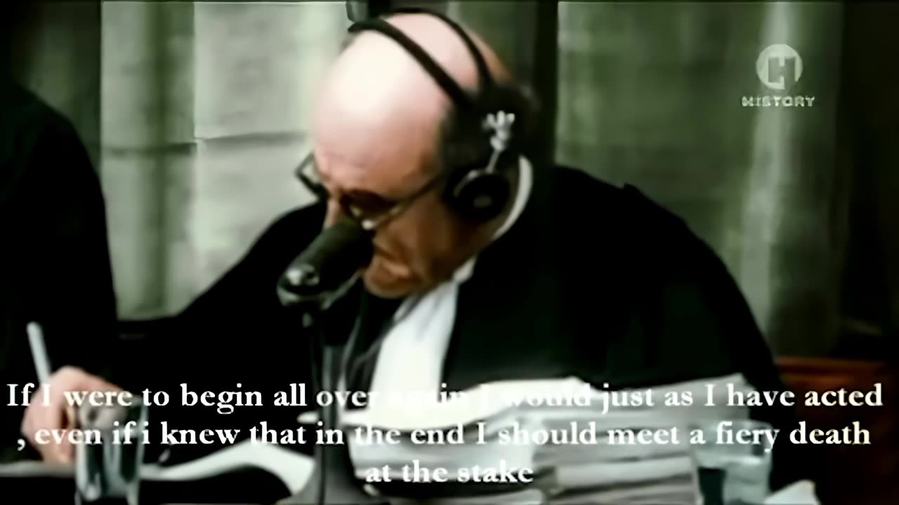 Rudolf Hess Final Statement at Nuremberg