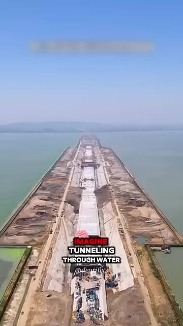 World’s longest underwater Highway Tunnel 😮🙀