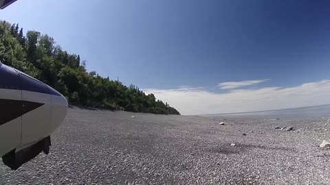 Alaska Bush Flying - 40 Miles of Beach Running