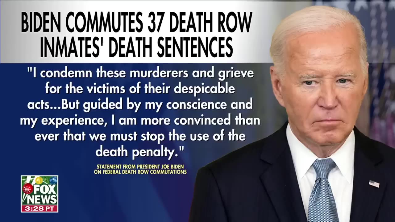 'ABSOLUTE ANGER' Victim's family outraged after Biden commutes killer's death sentence