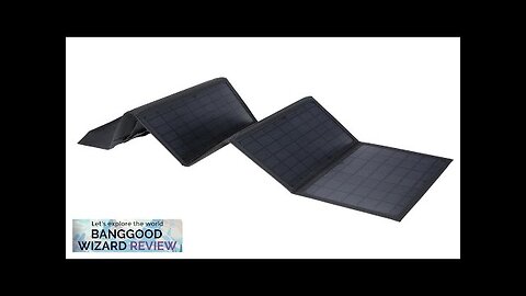 XMUND XD-SP4 40W 18V Solar Panel USB DC PD Fast Charging Outdoor Review