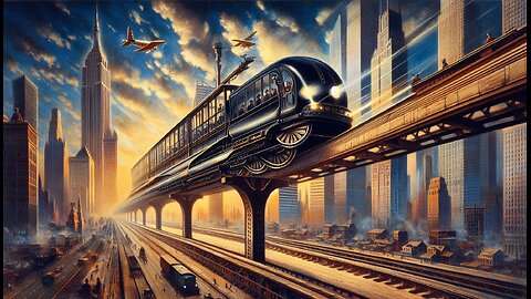 1910 Gyro Monorail: The High-Speed Train That Defied Gravity!