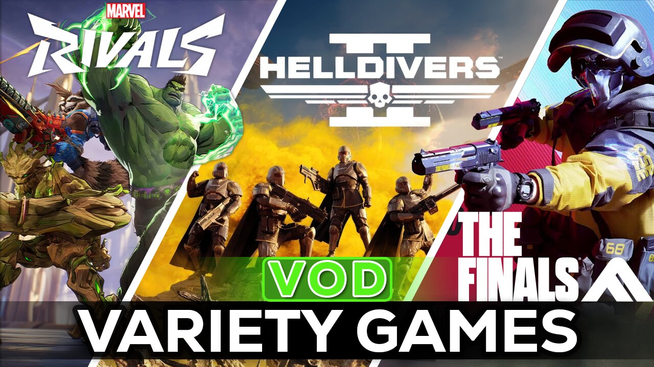 🔴LIVE IN 1440p! - Returning to THE FINALS, Helldivers 2, Then MARVEL RIVALS! - Come Hang Out!