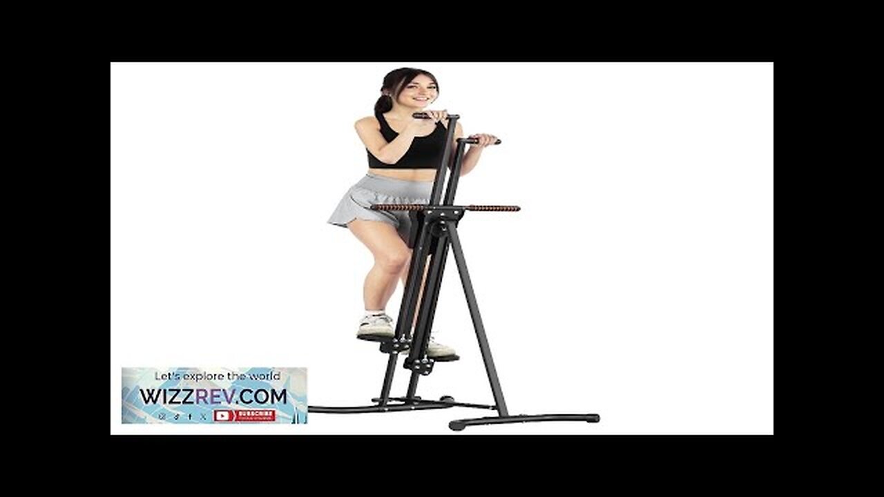 Stair Stepper Vertical Home Gym Cardio Climber Folding Workout Exercise Machine Review