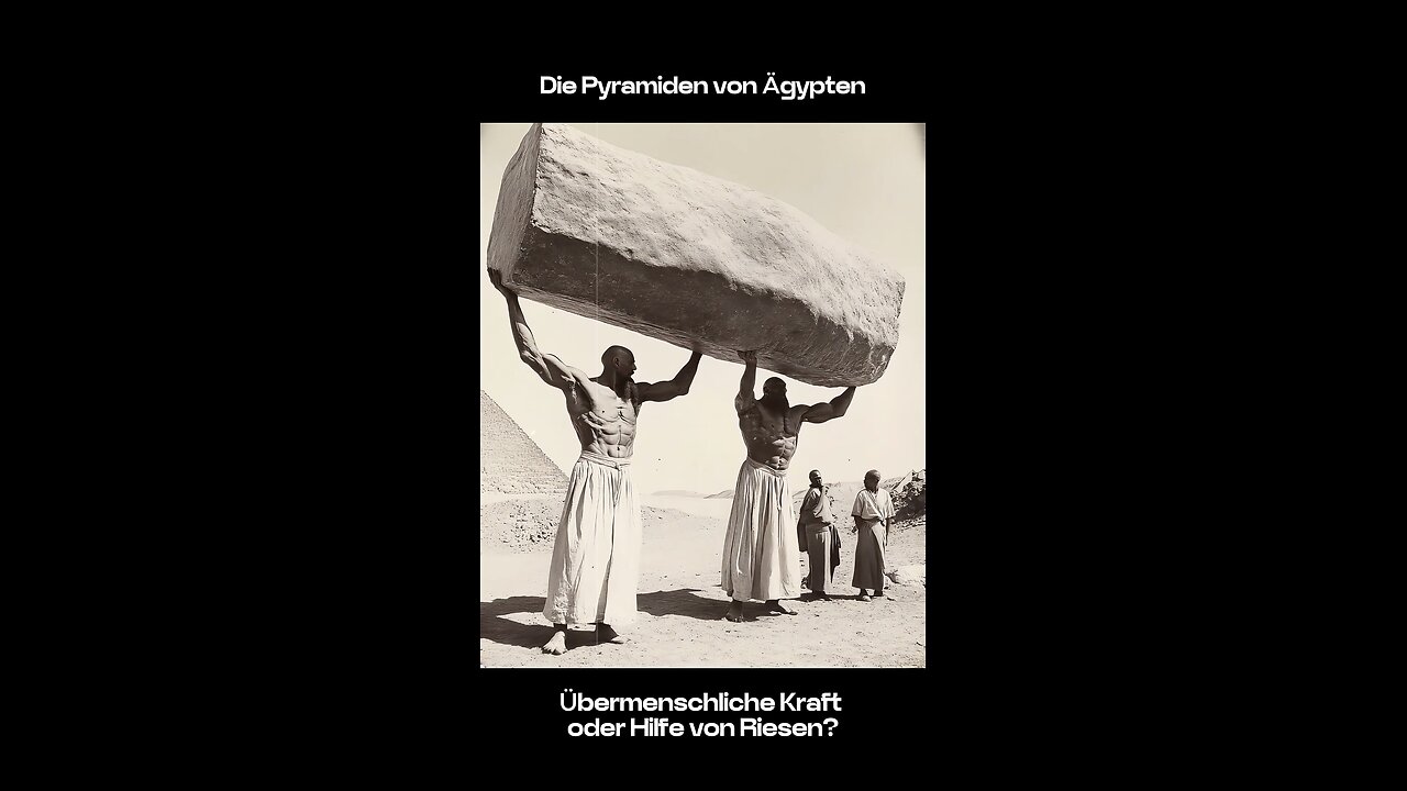 Wie wurden die Pyramiden wirklich gebaut? Überm