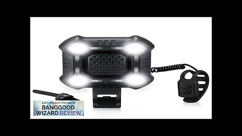 Elecpow Bicycle Horn Headlights Waterproof USB Charging Night Riding Strong Bike Light Review