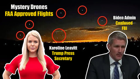 Mystery Drones Solved In First White House Press Briefing FAA Approved Flights