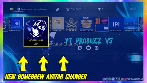 SHOWCASE NEW PS4 HOMEBREW AVATAR CHANGER PS4 JAILBREAK