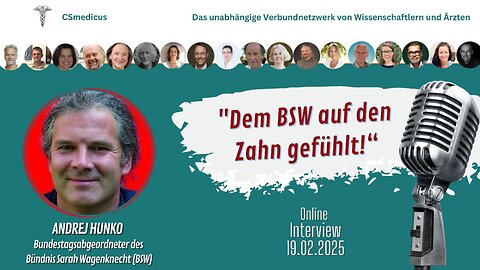 Dem BSW auf den Zahn gefühlt | Interview mit Andrej Hunko am 19.02.2025