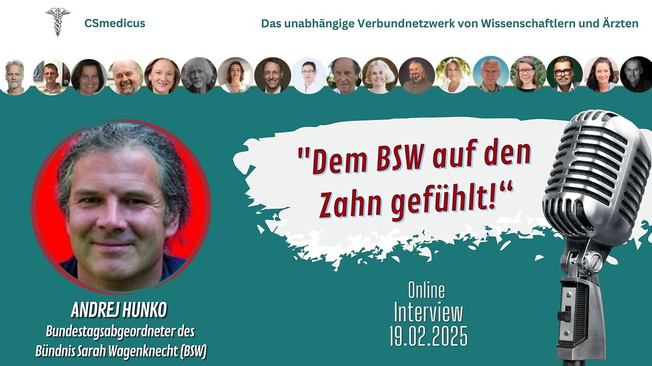 Dem BSW auf den Zahn gefühlt | Interview mit Andrej Hunko am 19.02.2025