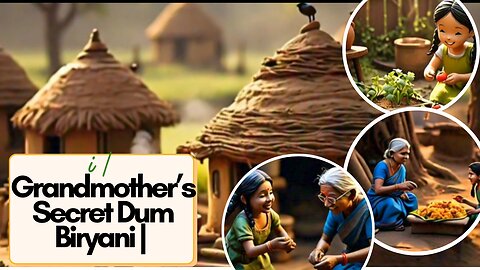 Grandmother’s Secret Dum Biryani | Mini Village Cooking | Heartwarming Village Story Bond: Bernard Dog & Panda’s Struggle for Survival | A Heartwarming