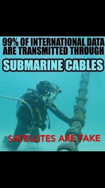 Phone calls, data, Internet and communications are transmitted over deep sea cables, not satellites