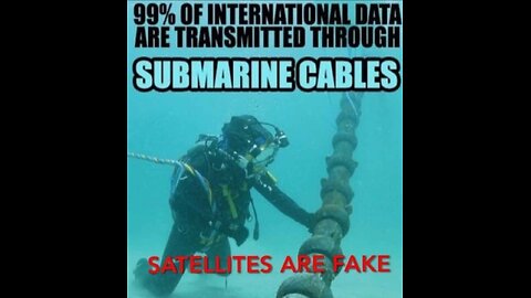 Phone calls, data, Internet and communications are transmitted over deep sea cables, not satellites