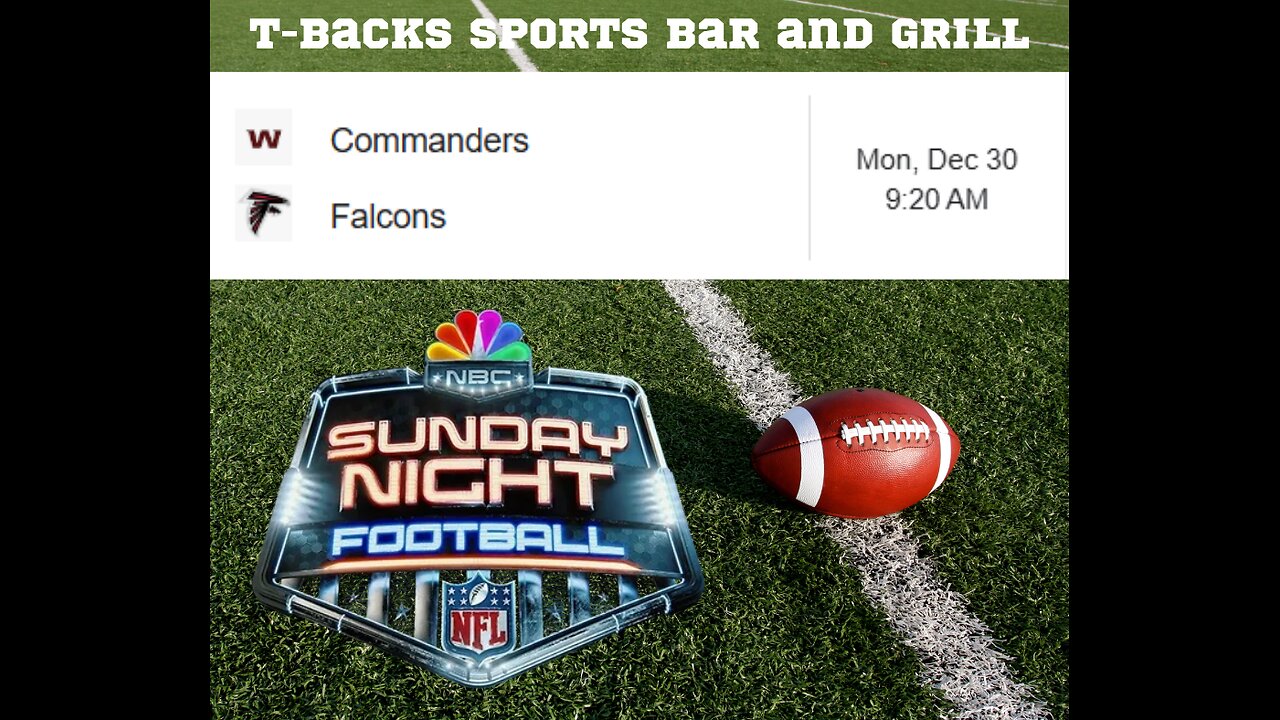 T-Backs Sports Bar and Grill Sports Schedule and quesadilla special for Monday Dec 30, 2024