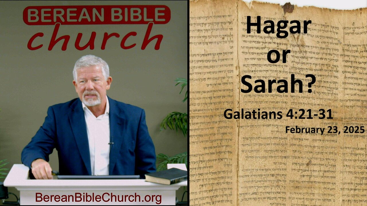 Hagar or Sarah? (Galatians 4:21-31) - FULL SERVICE