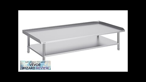 VEVOR Stainless Steel Work Table 30 x 60 x 26 Inch Commercial Review