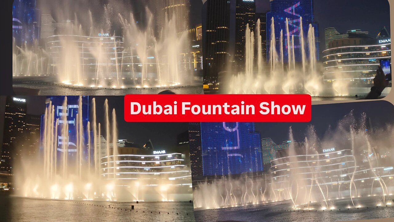 Burj khalifa Fountain show | Dubai Mall|