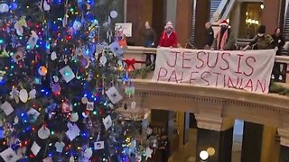 While Normal People Celebrated Christmas, Lefties Stormed Madison Capitol To Protest For Terrorism