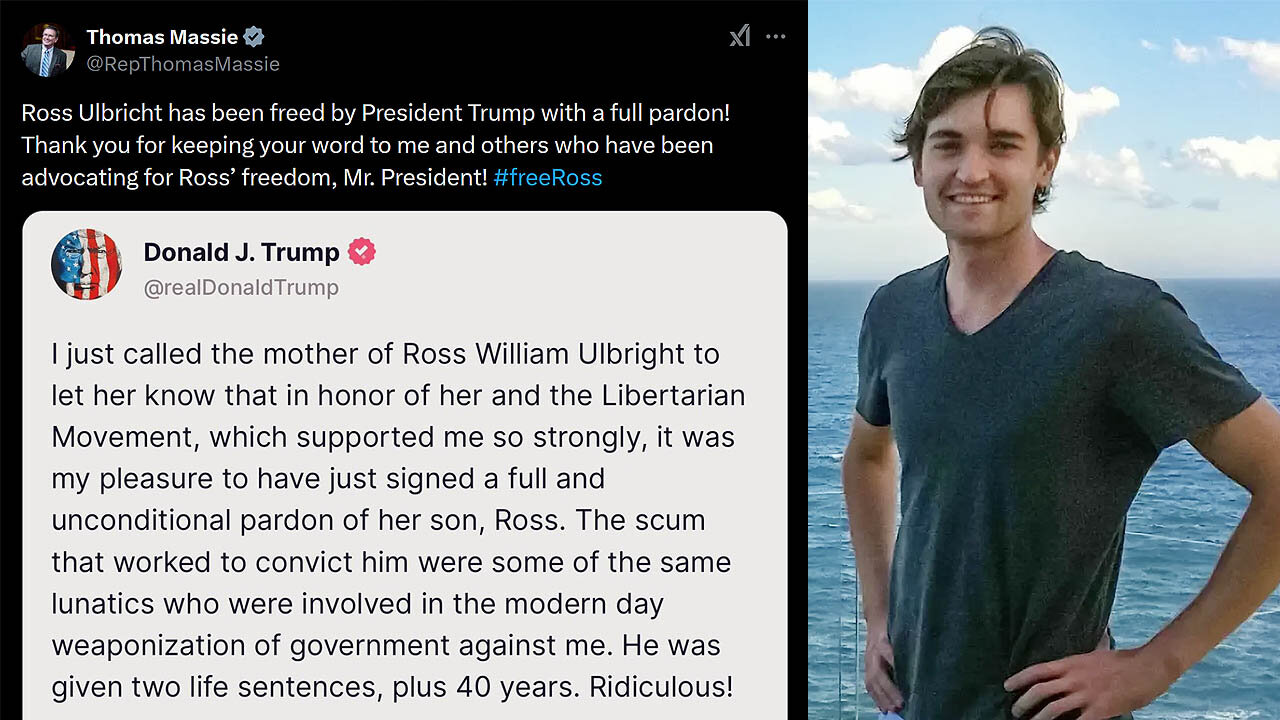Trump pardons Silk Road founder Ross Ulbricht! 🤩🙏📜🔓✊