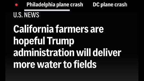 Trump is not flooding the farmlands