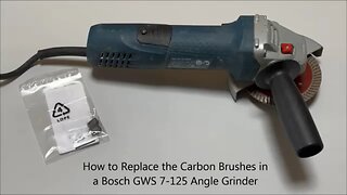 How to Replace the Carbon Brushes in a Bosch GWS 7 125 Angle Grinder
