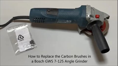 How to Replace the Carbon Brushes in a Bosch GWS 7 125 Angle Grinder