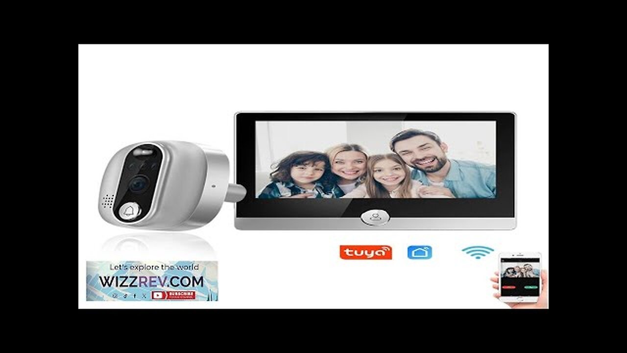 Tuya W1 1080P Peephole Camera IPS LCD Digital Door Viewer Remote Phone Review