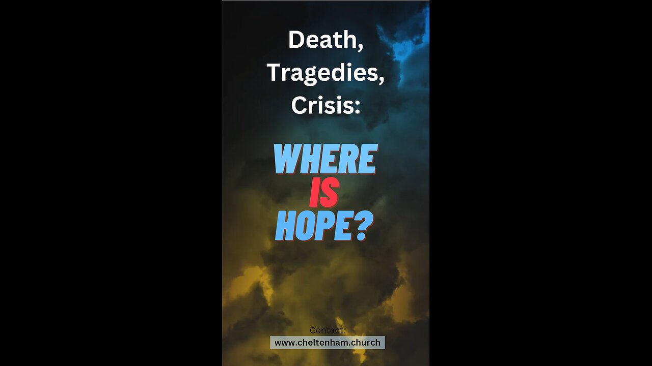 Death Tragedies Crisis: Where is Hope?