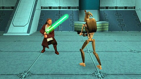 my friend chose the Battle Droid in a Jedi Power Battles 1v1