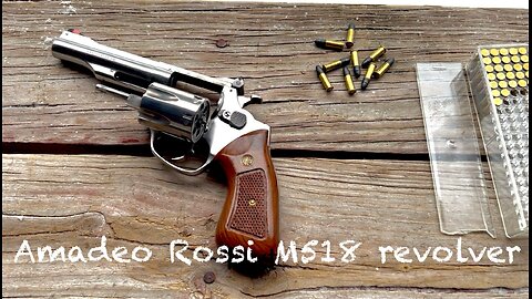 Amadeo Rossi M518 22LR at the range. A poor man’s Smith and Wesson 617?