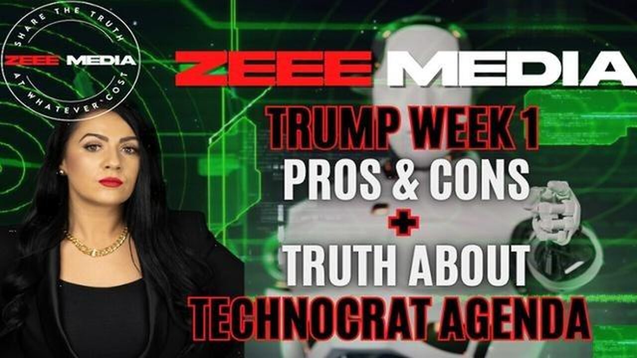 Trump Week 1 Pros & Cons + Truth About Technocrat Agenda | Maria Zeee