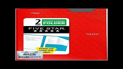 Five Star 2 Pocket Folder Stay-Put Folder Plastic Colored Folders with Pockets Review