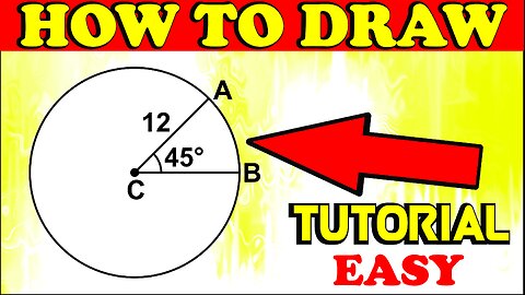 How to find arc length with a 45 degree angle? Diagram Making in Corel Draw By Seekh Raha Hoon.