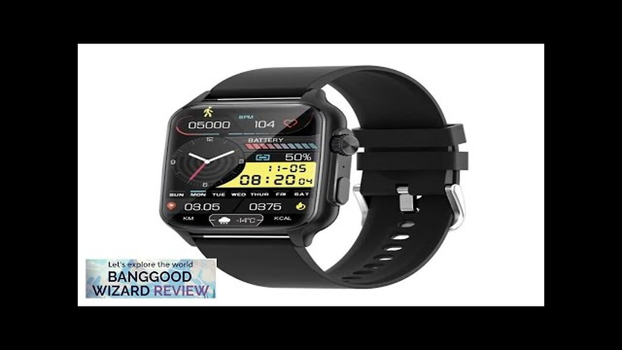 KT64 1.96inch HD Screen bluetooth Call Heart Rate Blood Pressure SpO2 Monitor Review