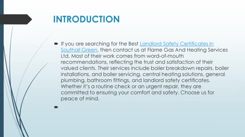 Best Landlord Safety Certificates in Southall Green.