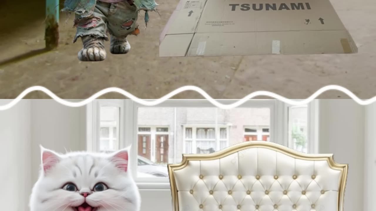 The Life of a Rich Cat and a Poor Cat