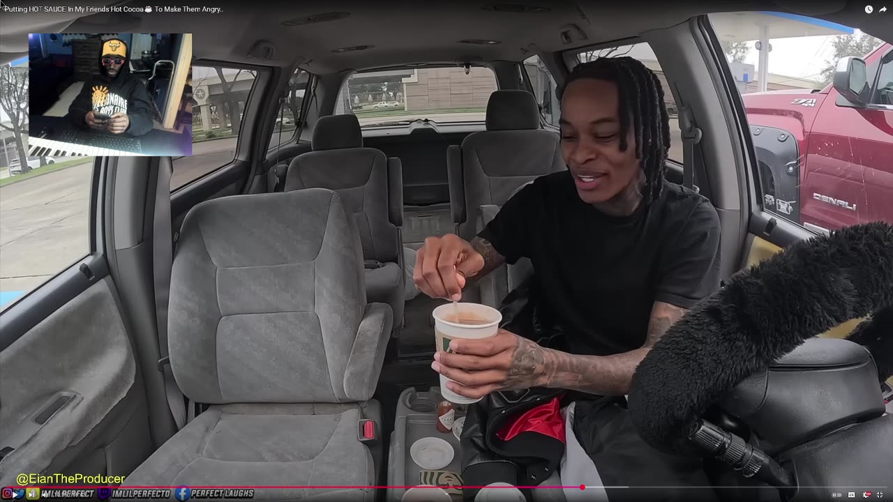 Lil Perfect VLOGS Putting HOT SAUCE In My Friends Hot Cocoa☕️ To Make Them Angry REACTION
