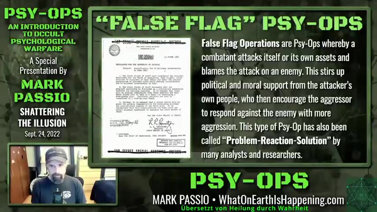 Mark Passio - Psy-Ops, eine Einführung in die okkulte psychologische Kriegsführung