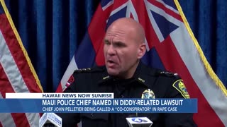 Named as Co-conspirator w/ Diddy, Maui Police Chief Pelletier is cop who ordered Lahaina fire victims to stay trapped in fire!