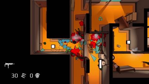 Redie - gameplay Unity Hotline Miami Action Shooter Ragdoll