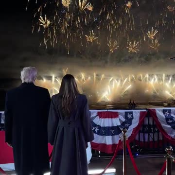 BREAKING: President Trump and Melani.