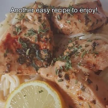 Butter Chicken and Creamier Pasta with Lemon 🐔 🍝 🍋 Butter Chicken with Lemon Parmesan Pasta