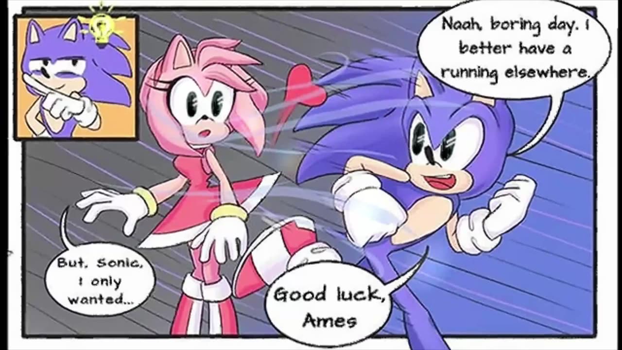 sonamy comic, joking feelings