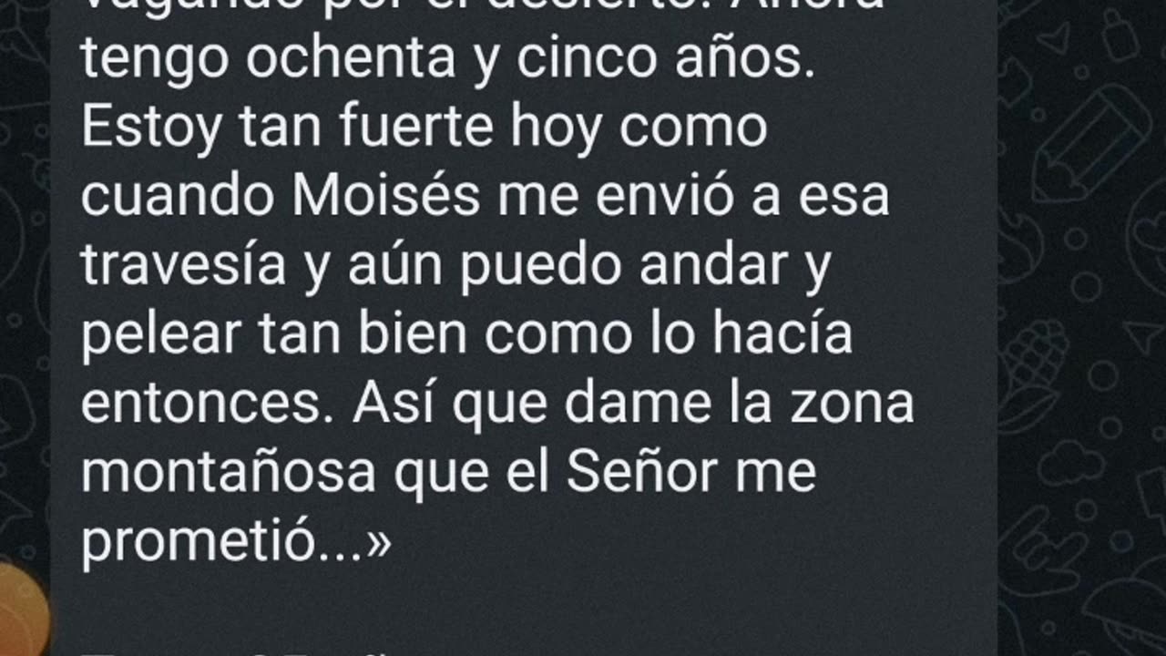 Dios te da fuerzas.