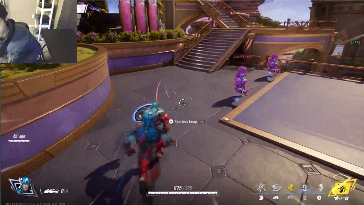 Outtake #412 Of The Tutorial For How To Activate Captain America's Diving Strike Ability