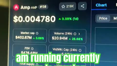 amp crypto coin price prediction news today bull run #fyp