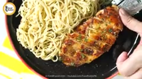 Butter Noodles with Chicken Recipe by Food Fusion