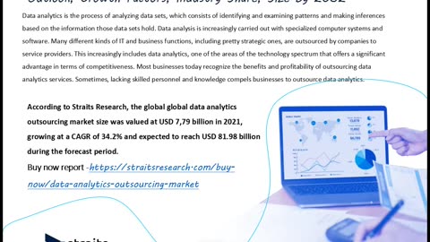 Data Analytics Outsourcing Market to Reach USD 45.2 Billion by 2032 | Straits Research