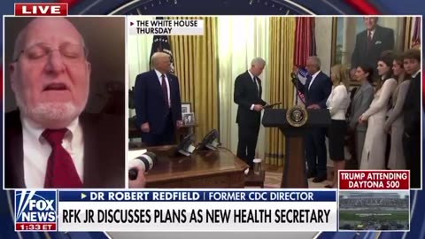 Former CDC director Dr. Robert Redfield: “RFK will become the most consequential health secretary