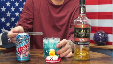 Melvin Morenz - Black Velvet Peach Whiskey & Mtn Dew Liberty Chill